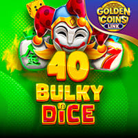 40 Bulky Dice Golden Coins Link in Amusnet