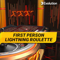 First Person Lightning Roulette in Evolution