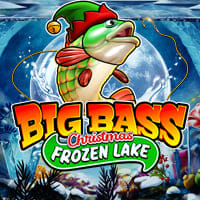 Big Bass Christmas - Frozen Lake in fish
