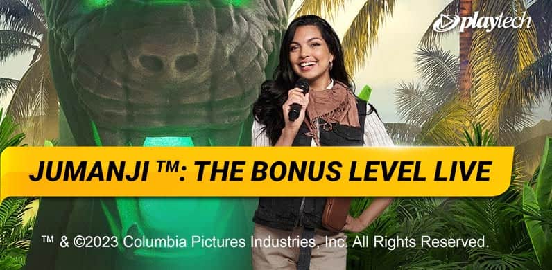 Jumanji: The Bonus Level Live in LiveCasino_GameShows