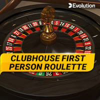 Clubhouse First Person Roulette in Evolution