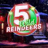 5 Wild Reindeers in spinberry