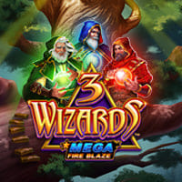 Mega Fire Blaze: 3 Wizards in PlayTech